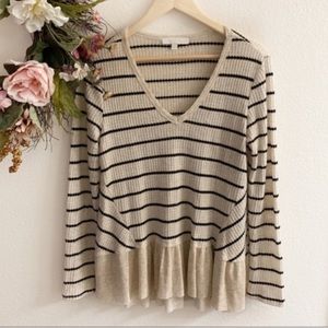 Anthropology Striped sweater